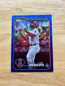 2024 Topps Series 1 Luis Rengifo Blue Foil #/999 Angels